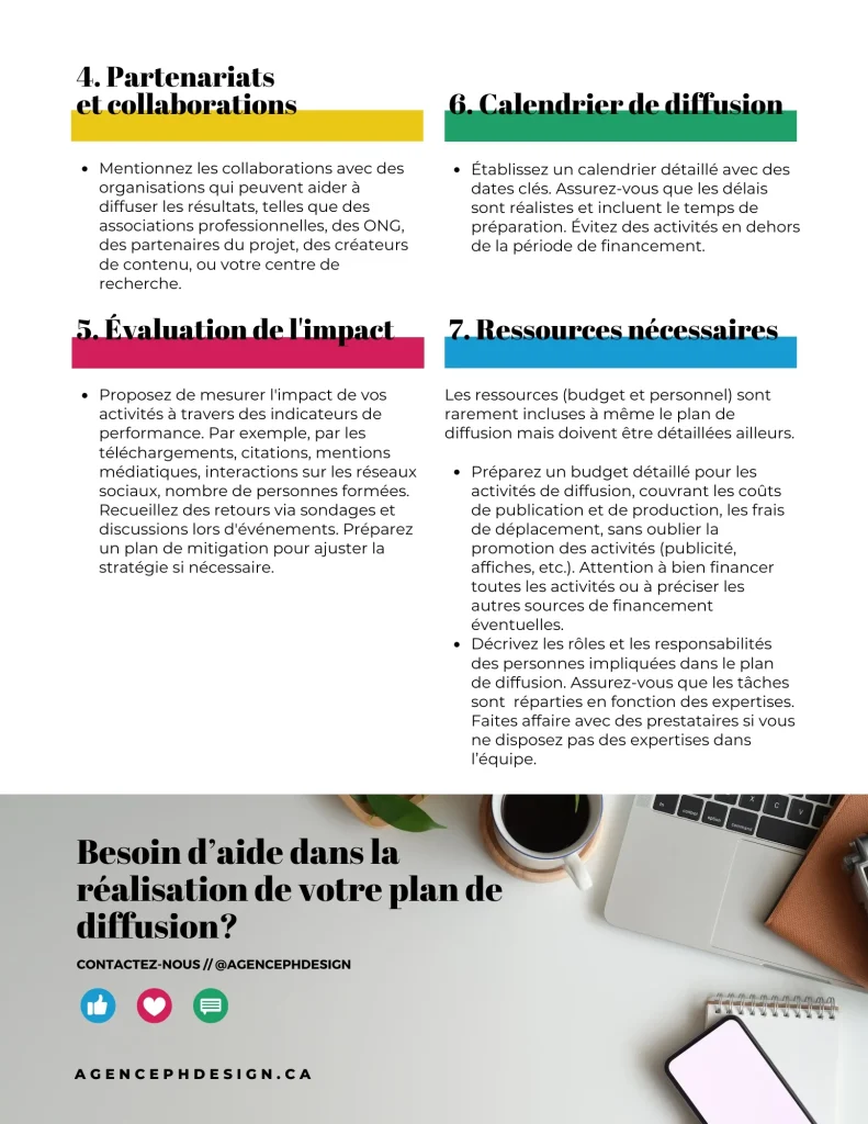 plan de diffusion des connaissances